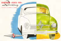Borgward Hansa 1500 sales brochure cover 1949