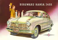 Borgward Hansa 2400 sales brochure cover 1952