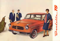 Borgward Isabella TS sales brochure cover 1960