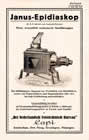 Janus Epidiaskop sales brochure cover 1925