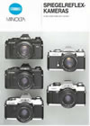 Minolta X range sales brochure cover 1984
