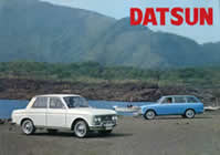 Datsun 1300 sales brochure cover 1967