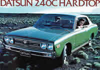 Datsun 240C Hardtop sales brochure cover 1971