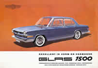 Glas 1500 sales brochure cover 1964