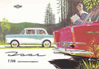 Glas Isar T700 sales brochure cover 1961