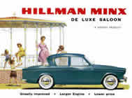 HILLMAN MINX Series IIIC sales brochure cover 1961