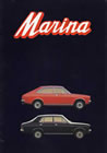 Morris Marina launch brochure cover 1971