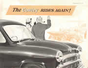 Morris Cowley sales brochure cover 1955