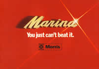 Morris Marina sales brochure cover 1974