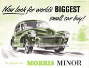Morris Minor series II sales brochure cover 1954