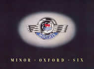 Morris range sales brochure cover 1950