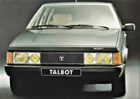 Talbot Tagora sales brochure cover 1980
