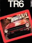 Triumph TR6 USA Brochure cover 1974