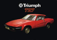 Triumph TR7 Brochure cover 1977