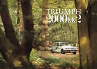 Triumph 2000 Mk II brochure cover 1969