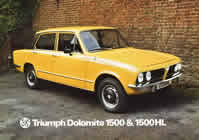 Triumph Dolomite 1500(HL) brochure cover 1976