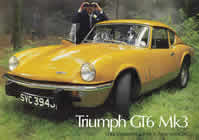 Triumph GT6 Mk3 sales brochure cover 1972