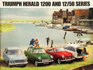 Triumph Herald 1200 12/50 1966 brochure cover
