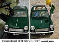 Triumph Herald 12/50 Skylight 1964 brochure cover