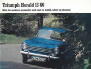 Triumph Herald 13/60 brochure cover 1968