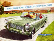 Triumph Herald Convertible 1960 brochure cover