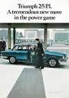 Triumph 2500 P.I. sales brochure cover 1968