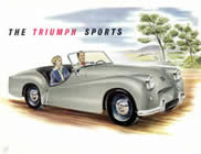 Triumph TR2 1953 brochure cover