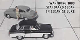 Wartburg 1000 sales brochure cover 1963
