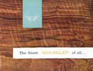 wolseley 6-99 1960 brochure cover