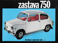 Zastava 750 sales brochure cover 1975